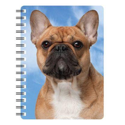 5030717116126 3D Notebook French Bulldog Fawn 1