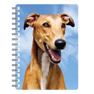 5030717115679 3D Notebook Greyhound Red