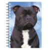 030717118328 3D Notebook Staffordshire Bull Terrier Black 1