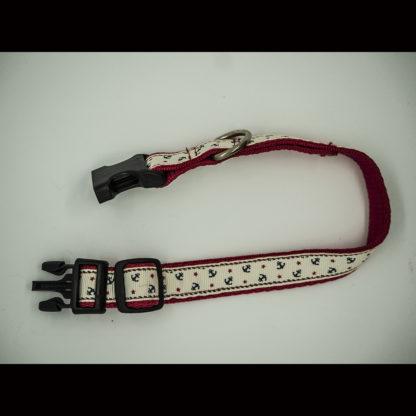 Anchors and Stars on Red Collar.