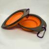 Pet Touch Medium Portable Bowl - Orange
