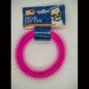 Pet Touch Dog Toy: Dental Play Ring - Pink.