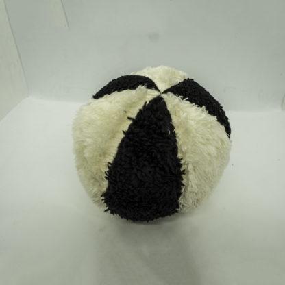 Pet Touch Plush Doggy Play Toy - Black/White Ball