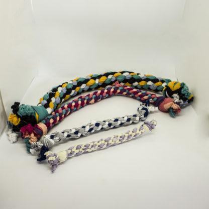 Doggie Boat Tee-Tuggies - exclusive hand-made interactive tug toys for dogs.