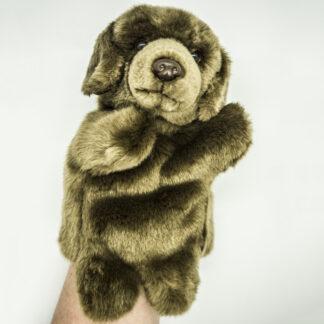 Labrador Chocolate Glove Puppet