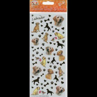 5030717106394 Labrador Yellow Creative Craft Stickers