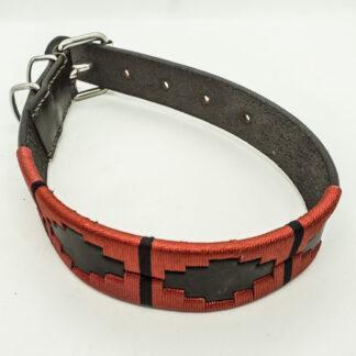 Red Polo M Leather Collar