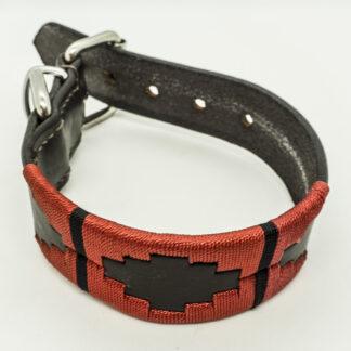 Red Polo S Leather Collar