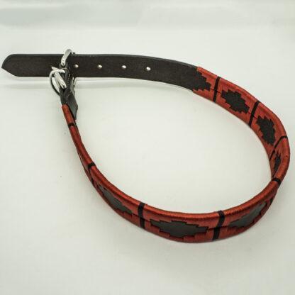 Red Polo XL Leather Collar