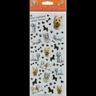 5030717106394 West Highland White Terrier Creative Craft Stickers
