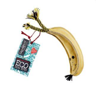 0610696121066 Barry the Banana Eco Dog Toy