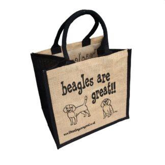 Beagles are Great Jute Bag