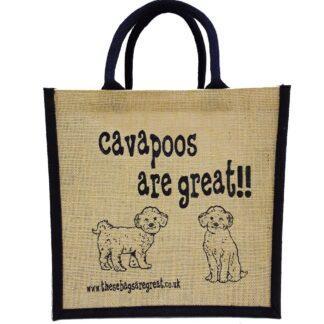 Cavapoos are Great Jute Bag