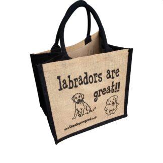 Labradors are Great Jute Bag