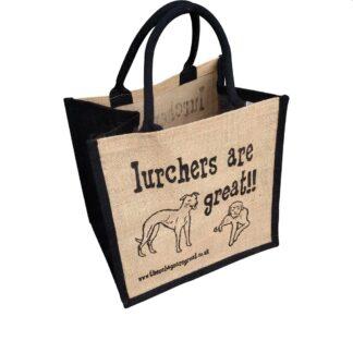 Lurchers are Great Jute Bag