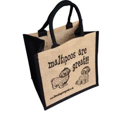 Maltipoos are Great Jute Bag