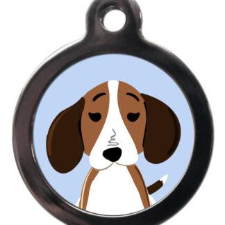 Beagle BR1 Dog Breed ID Tag