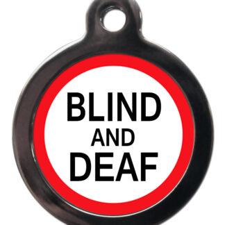 Blind and Deaf ME41 Medic Alert Dog ID Tag