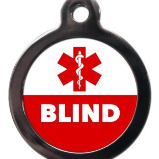 Blind ME58 Medic Alert Dog ID Tag