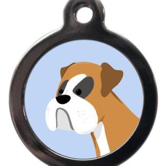 Boxer BR17 Dog Breed ID Tag