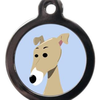 Greyhound BR8 Dog Breed ID Tag
