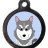 Husky BR9 Dog Breed ID Tag