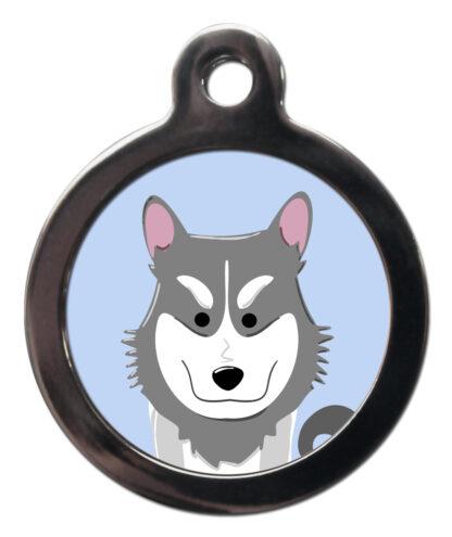 Husky BR9 Dog Breed ID Tag