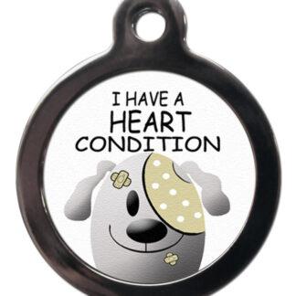 Heart Condition ME25 Medic Alert Dog ID Tag
