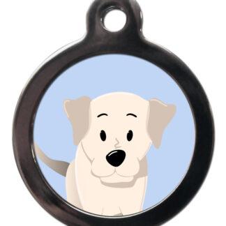 Labrador Yellow BR22 Dog Breed ID Tag