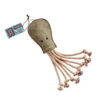 0610696120724 Olive the Octopus Eco Dog Toy