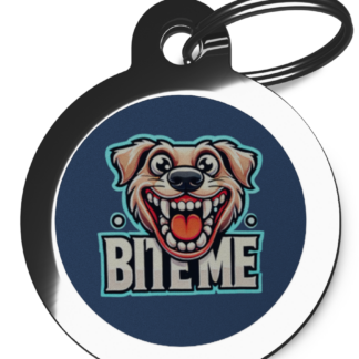 Bite Me CO11 Comic Dog ID Tag