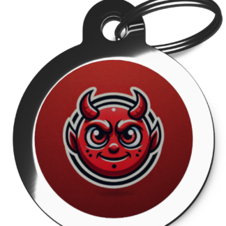Devil CO17 Comic Dog ID Tag