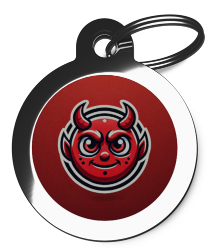 Devil CO17 Comic Dog ID Tag