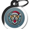 Christmas Doggie FE2 Festive Christmas Dog ID Tag
