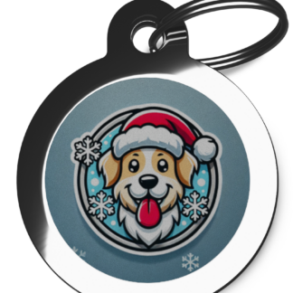 Christmas Doggie FE2 Festive Christmas Dog ID Tag