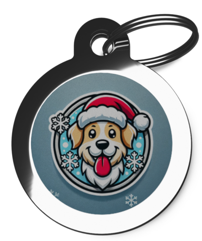 Christmas Doggie FE2 Festive Christmas Dog ID Tag