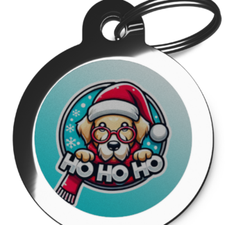 Ho Ho Ho FE5 Festive Christmas Dog ID Tag