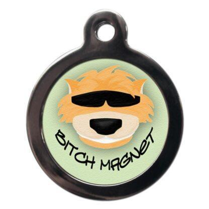 Bitch Magnet CO2 Comic Dog ID Tag