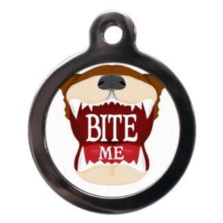 Bite Me CO11 Comic Dog ID Tag