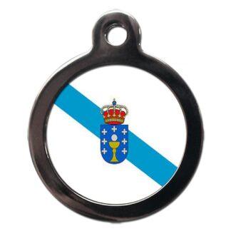 Galician Flag FL32 Dog ID Tag