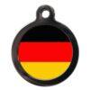 German Flag FL12 Dog ID Tag
