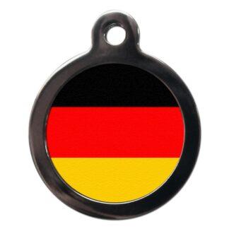 German Flag FL12 Dog ID Tag