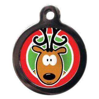 Reindeer FE22 Festive Christmas Dog ID Tag