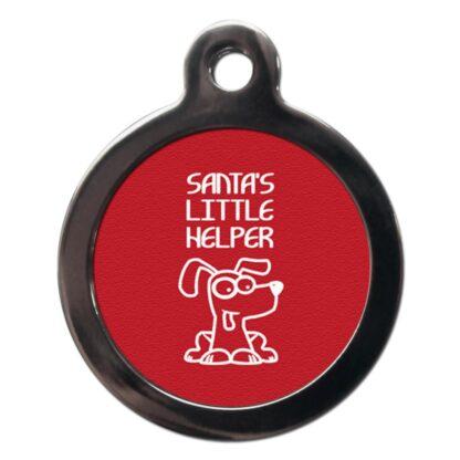 Santa's Little Helper FE17 Festive Christmas Dog ID Tag