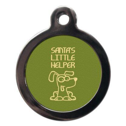 Santa's Little Helper FE18 Festive Christmas Dog ID Tag
