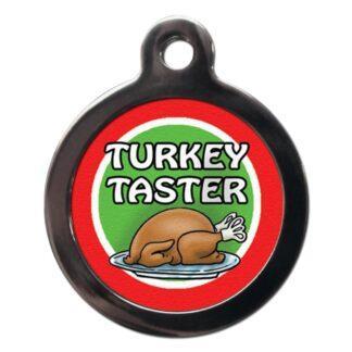 Turkey Taster FE27 Festive Christmas Dog ID Tag