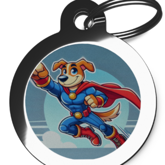 World's Smartest CO35 Comic Dog ID Tag