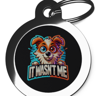 It Wasn't Me CO1 Comic Dog ID Tag