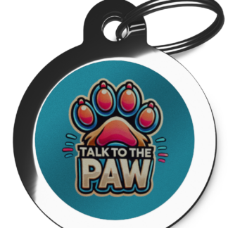 Talk to the Paw CO10 Comic Dog ID Tag