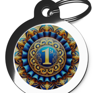 Number 1 CO34 Comic Dog ID Tag